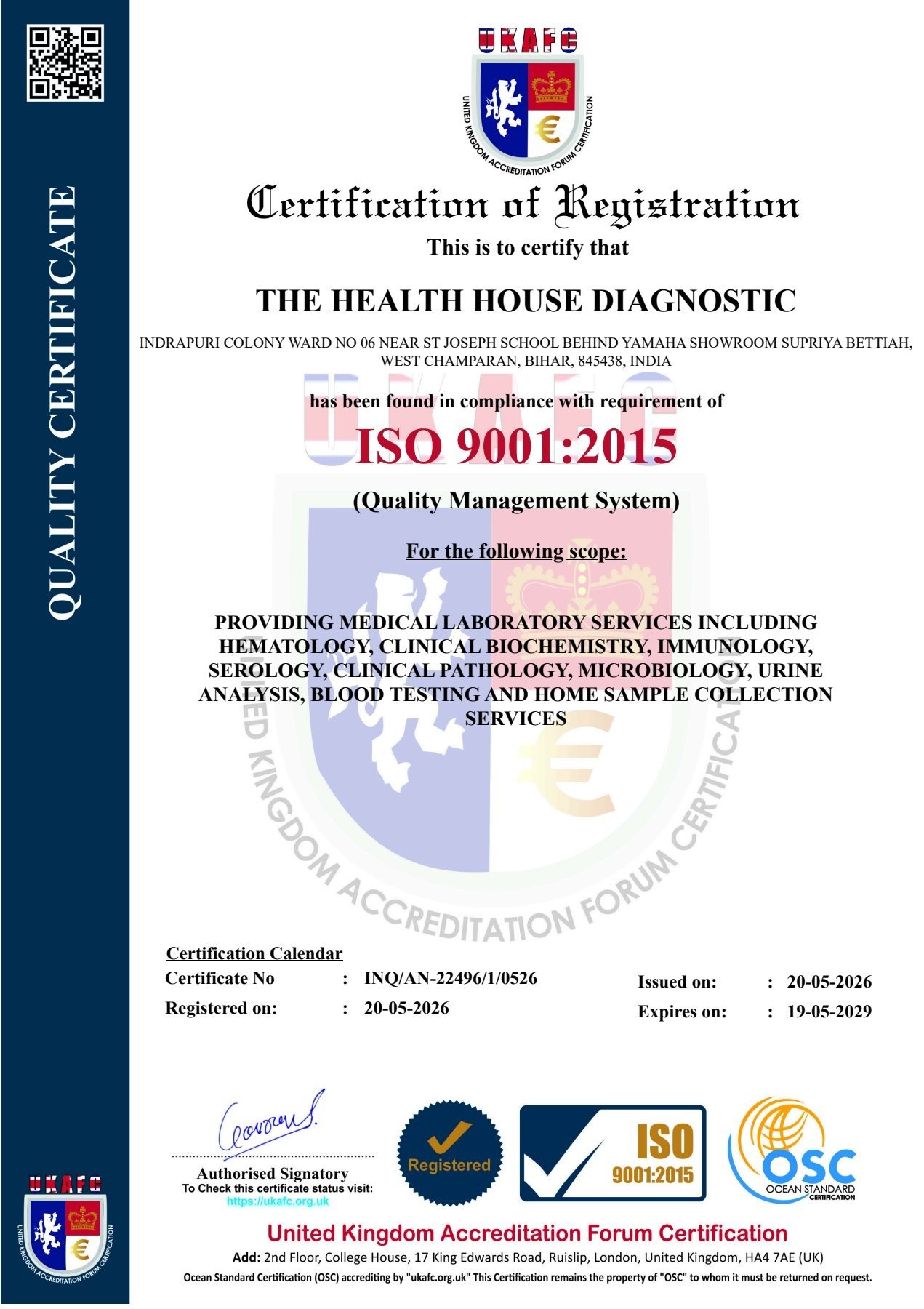 ISO 9001 Certification